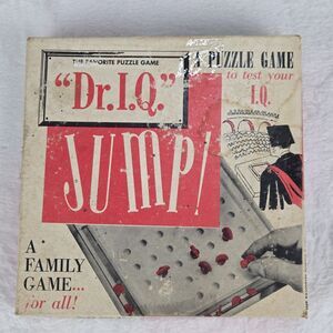 Vintage Dr. I.Q. Jump Puzzle Game Complete With Extra Pieces